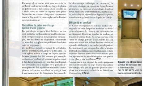 Article de la revue Evénement 2011
